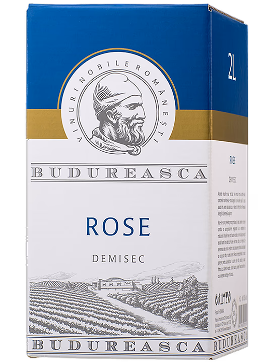 Budureasca Budureasca Bag In Box Rose 2L