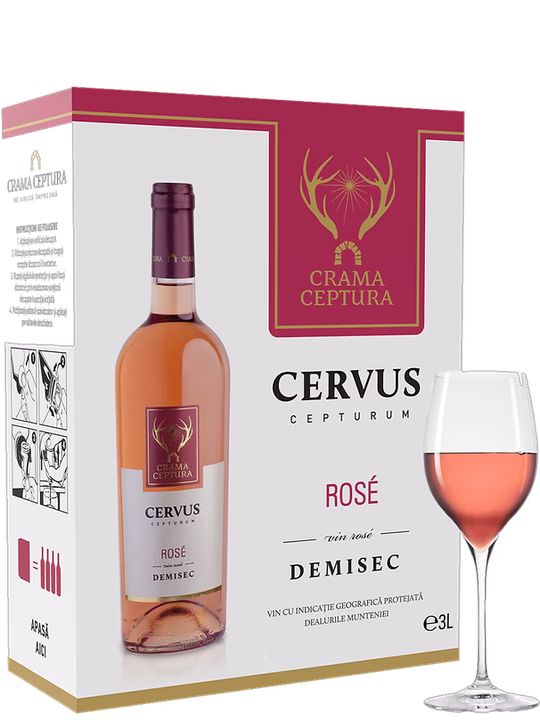 Crama Ceptura Crama Ceptura Bag in Box Rose 3L
