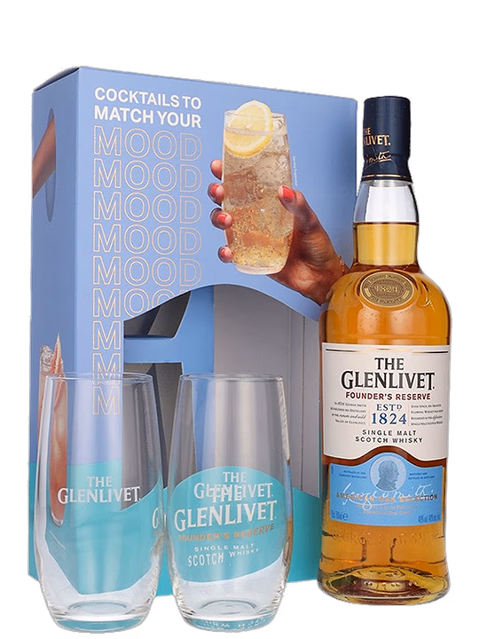 Glenlivet Glenlivet Founder's Reserve + 2 Pahare