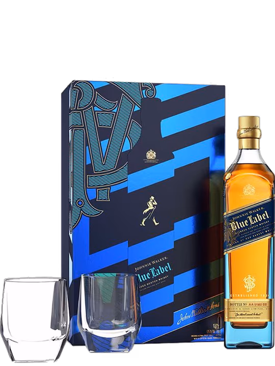 Johnnie Walker Johnnie Walker Blue Label + 2 Pahare