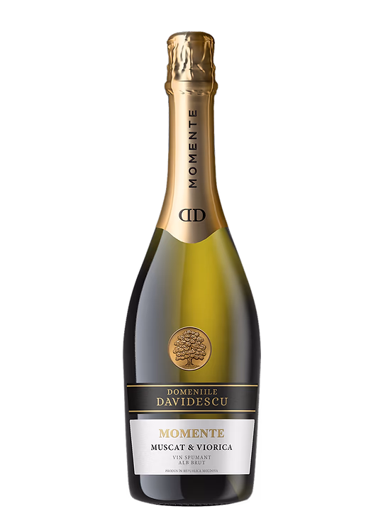 Domeniile Davidescu Domeniile Davidescu Momente Spumant Alb Brut Muscat & Viorica