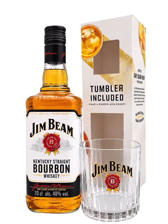 Jim Beam Jim Beam White + Pahar