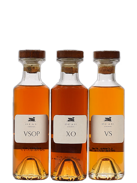 Deau Deau Tasting Set 3 Bottles Cognac (VS, VSOP, XO)